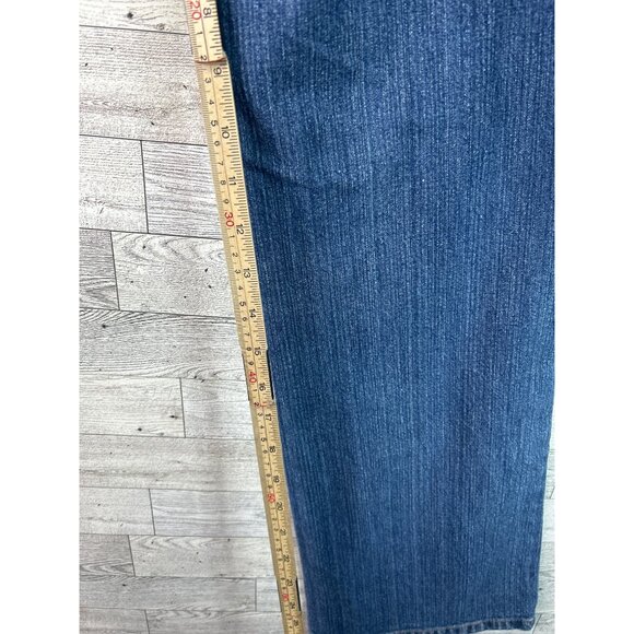 Chaps Katelyn Bootcut Blue Denim Mid Rise Stretch Jeans Size 4 - Picture 5 of 9